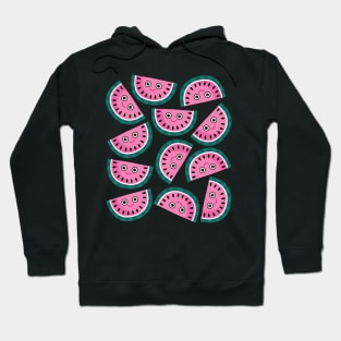 Fresh Watermelon Slices Hoodie